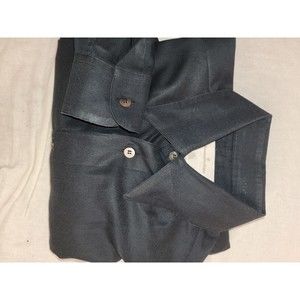 Ermenegildo Zegna Dress Shirt Cotton Black S